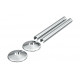180x18mm Radiator Pipe Sleeves - Chrome