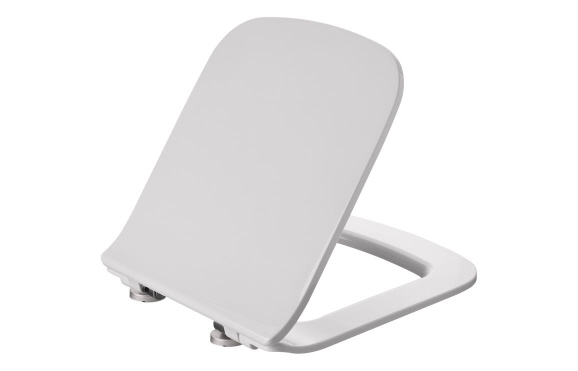 Cedarwood Rimless Comfort Height Close Coupled Open Back WC & Slim Soft Close Seat