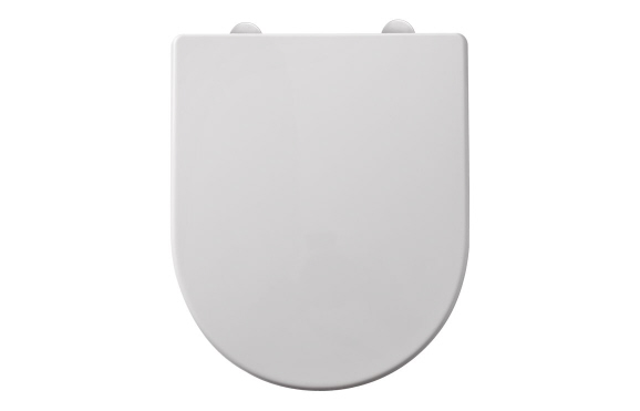 Laurus Soft Close Toilet Seat - White Laurus Soft Close Toilet Seat - White
