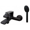 Vema Timea Wall Mounted Bath/Shower Mixer - Matt Black