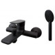 Vema Timea Wall Mounted Bath/Shower Mixer - Matt Black Vema Timea Wall Mounted Bath/Shower Mixer - Matt Black