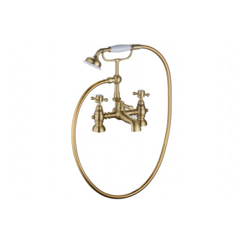 Tadlow Bath/Shower Mixer & Shower Kit - Brushed Brass Tadlow Bath/Shower Mixer & Shower Kit - Brushed Brass