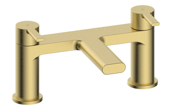 Evola Bath Filler - Brushed Brass
