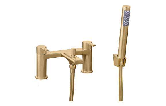 Evola Bath/Shower Mixer - Brushed Brass
