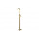 Evola Floor Standing Bath/Shower Mixer - Brushed Brass Evola Floor Standing Bath/Shower Mixer - Brushed Brass