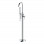Evola Floor Standing Bath/Shower Mixer - Chrome Bathroom Taps