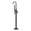 Evola Floor Standing Bath/Shower Mixer - Matt Black Bathroom Taps