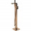 Berio Floor Standing Bath/Shower Mixer - Brushed Bronze Bathroom Taps