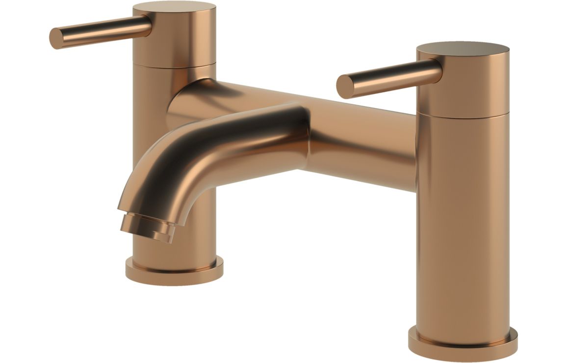 Pescara Bath Filler - Brushed Bronze