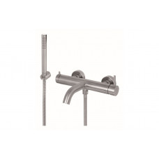 Vema Tiber Wall Mounted Bath/Shower Mixer - St/Steel