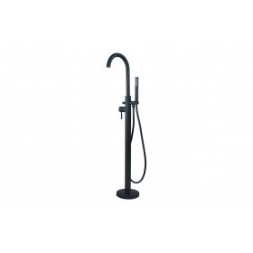 Pescara Floor Standing Bath/Shower Mixer - Matt Black