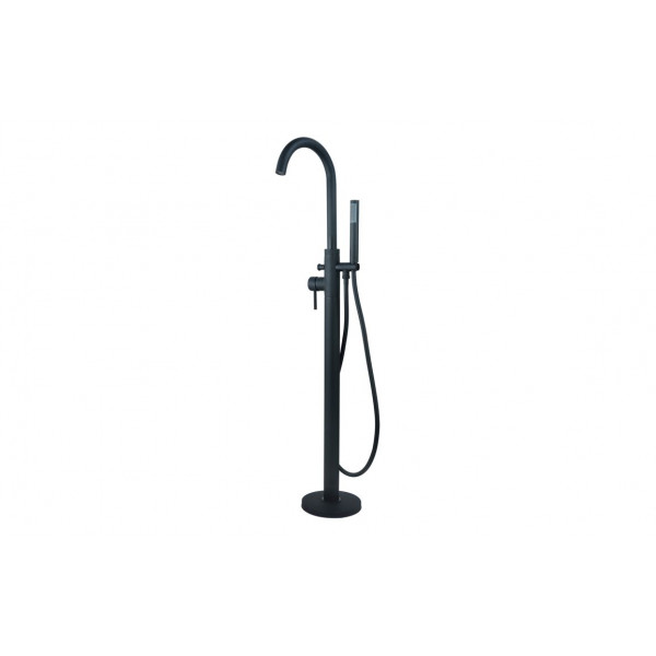 Pescara Floor Standing Bath/Shower Mixer - Matt Black