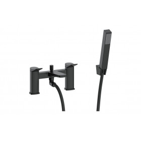 Nancy Bath/Shower Mixer & Bracket - Matt Black
