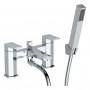 Roda Bath/Shower Mixer & Bracket - Chrome Bathroom Taps