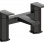 Roda Bath Filler - Matt Black Bathroom Taps