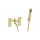 Roda Bath/Shower Mixer & Bracket - Brushed Brass Roda Bath/Shower Mixer & Bracket - Brushed Brass