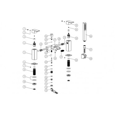 Marne Bath/Shower Mixer - Chrome Marne Bath/Shower Mixer - Chrome