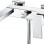 Zacara Wall Mounted Shower Mixer & Shower Kit - Chrome