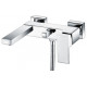 Zacara Wall Mounted Shower Mixer & Shower Kit - Chrome Zacara Wall Mounted Shower Mixer & Shower Kit - Chrome