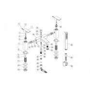 Zacara Bath/Shower Mixer & Shower Kit - Chrome