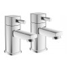 Toulon Bath Taps - Chrome