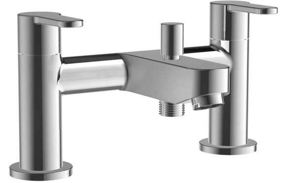 Abano Bath/Shower Mixer & Shower Kit - Chrome