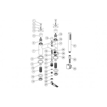 Orford Bath/Shower Mixer - Chrome