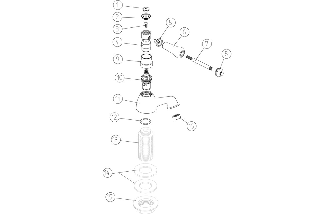 Millom Bath Pillar Taps - Chrome