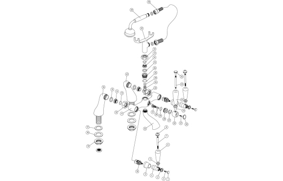 Millom Bath/Shower Mixer - Chrome
