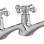 Salton Bath Pillar Taps - Chrome