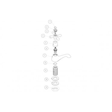 Salton Bath Pillar Taps - Chrome