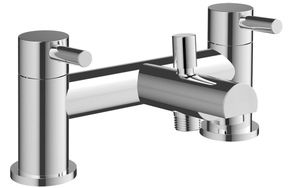 Liscia Bath/Shower Mixer & Bracket - Chrome