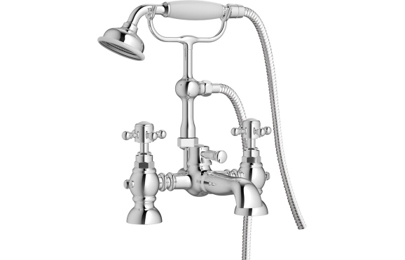 Tadlow Bath/Shower Mixer & Shower Kit - Chrome