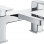 Adria Bath Filler - Chrome Bathroom Taps