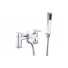 Adria Bath/Shower Mixer & Bracket - Chrome Bathroom Taps - Ebzone