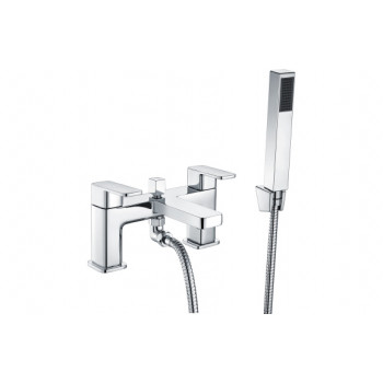 Adria Bath/Shower Mixer & Bracket - Chrome Bathroom Taps Adria Bath/Shower Mixer & Bracket - Chrome Bathroom Taps