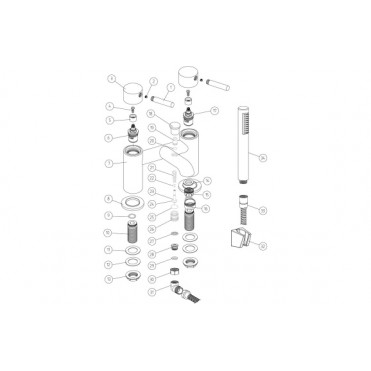 Pescara Bath/Shower Mixer & Bracket - Chrome Pescara Bath/Shower Mixer & Bracket - Chrome