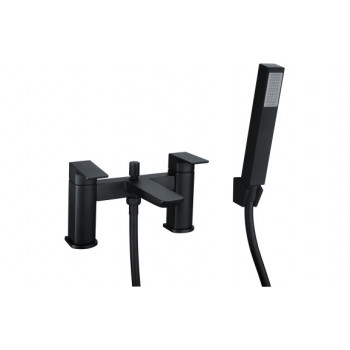 Berio Bath/Shower Mixer - Matt Black Bathroom Taps Berio Bath/Shower Mixer - Matt Black Bathroom Taps