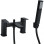 Berio Bath/Shower Mixer - Matt Black Bathroom Taps