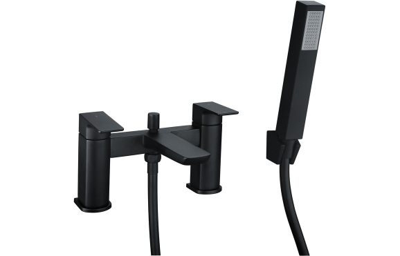 Berio Bath/Shower Mixer - Matt Black