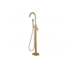 Pescara Floor Standing Bath/Shower Mixer - Brushed Brass Pescara Floor Standing Bath/Shower Mixer - Brushed Brass