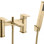 Berio Bath/Shower Mixer - Brushed Brass Bathroom Taps