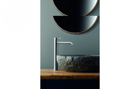 Vema Tiber Tall Basin Mixer - St/Steel