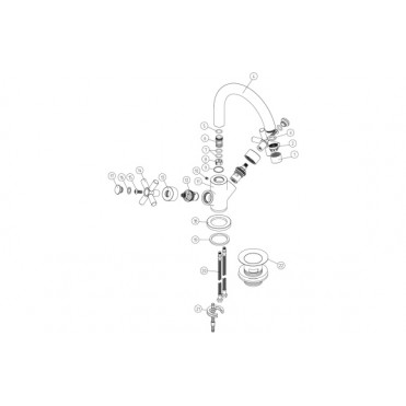 Orford Basin Mixer - Chrome