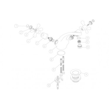 Salton Basin Mixer - Chrome Salton Basin Mixer - Chrome