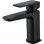 Berio Basin Mixer & Waste - Matt Black Bathroom Taps