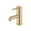 Pescara Basin Mixer & Waste - Brushed Brass