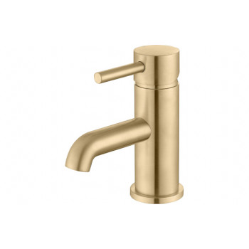 Pescara Basin Mixer & Waste - Brushed Brass Pescara Basin Mixer & Waste - Brushed Brass