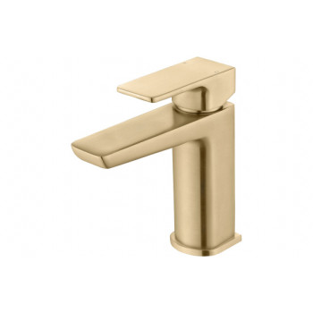 Berio Basin Mixer & Waste - Brushed Brass Bathroom Taps Berio Basin Mixer & Waste - Brushed Brass Bathroom Taps