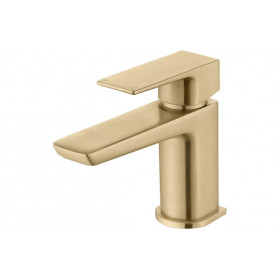 Berio Cloakroom Basin Mixer & Waste - Brushed Brass